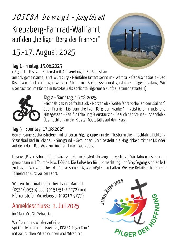 Kreuzberg Fahrrad Wallfahrt 2025